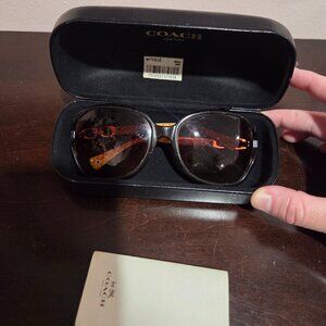 Coach sunglasses with case